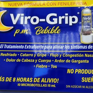 Bebible Viro-Grip 10 Microbotellas de 15mL.