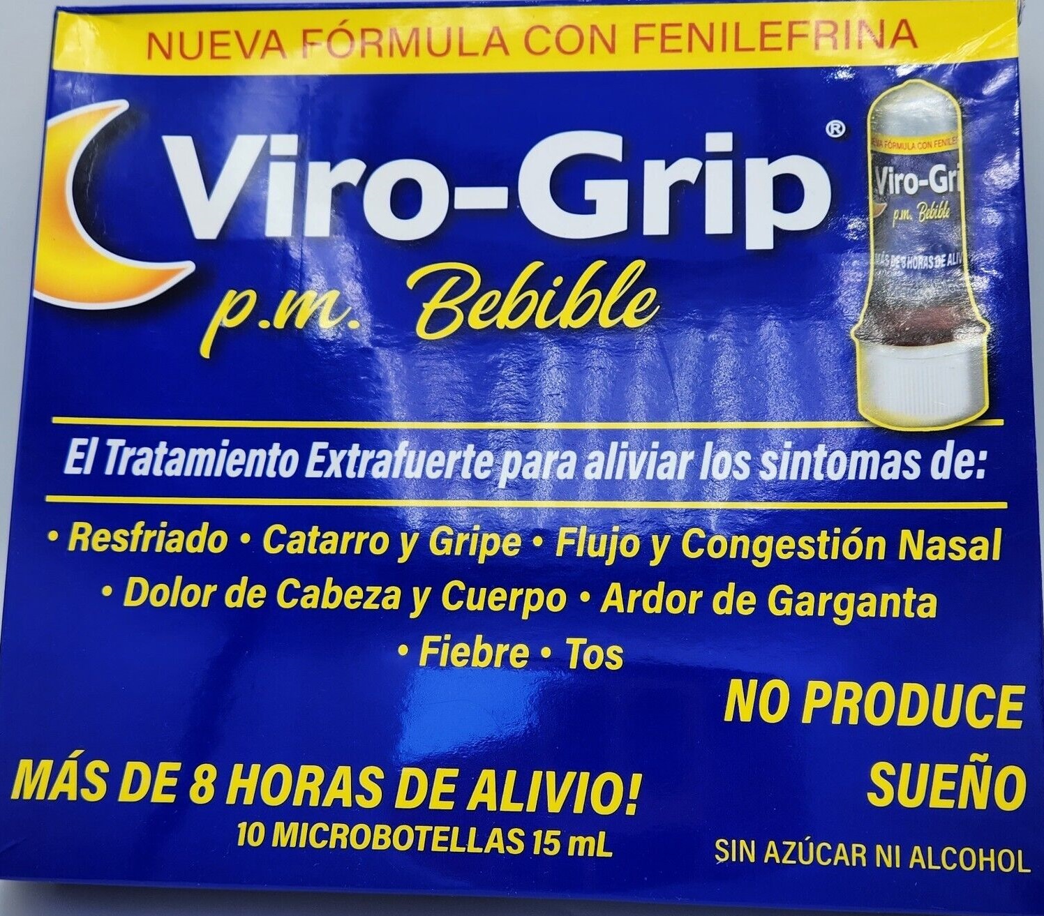 Bebible Viro-Grip 10 Microbotellas de 15mL.